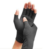 1Pair Anti Arthritis Gloves,Compression Joint Finger Pain Relief Gloves,Open Finger Gloves Hand Wrist Support Brace High Elasticity