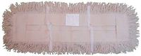 JaniMop Utility Cut End Cotton Dust Mop, Tie-On, Natural, 72" x 5" (1 Each)
