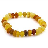 The Art of Cure Baltic Amber bracelet 8 Inch (Raw Multi) - Anti-inflammatory