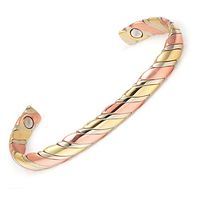 LONGRN Copper Bracelet Used for Arthritis a Pure Copper Magnetic Bracelet with 6 Magnets for Men and Women to Effectively Relieve Joint Pain.