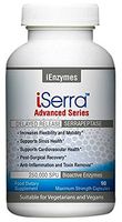 iSerra 250,000 SPU Serrapeptase Enzyme - 90 Maximum Strength Capsules - Up to 12x More Potent Than Other Serrapaptase - Delayed Release Technology - High Potency Non-GMO, Gluten Free, Vegan. (1 Pack)