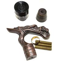 Nautical Gift Decor Solid Brass Dragon Head Handle Brown Wooden Cane Walking Stick