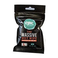 Encore, LLC Epic Wipes, 20-Pack Large Wet Wipes, Biodegradable Residue-Free Shower Substitute, Big on-The-go Bamboo Body Wipes