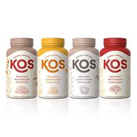 KOS Mushroom Mania Capsules Bundle (Mushroom Complex + Red Reishi + Lion's Mane + Cordyceps)