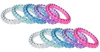 Munchables Sensory Bracelets - Coil Fidget Toys (Pinks - Set of 10)