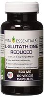 Vita Essentials Reduced Glutathione 500 Mg Veggie Capsules, 60 Count