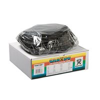 CanDo Exercise Tubing, Resistance Level 5, Latex Free, 100 ft, Black
