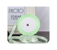 25Yards/Roll 6Mm 10Mm 15Mm 20Mm 25Mm 40Mm 50Mm Silk Satin Ribbons for Crafts Bow Handmade Gift Wrap Party Wedding Decorative,80 Light Green,20Mm