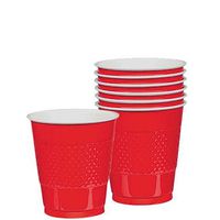 Plastic Cups | 20ct (12oz, Apple Red)