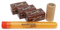 Bundle - 4 Items - Smoking Brown Unbleached Rolling Paper Rolls 3 Pack with RPD KewlTube