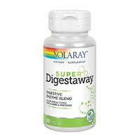 Solaray Super Digestaway Digestive Enzyme Blend | Healthy Digestion & Absorption of Proteins, Fats & Carbohydrates | Lab Verified | 60 VegCaps