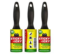 Sticky-Icky Heavy Duty Lint Rollers, Pet Care Pack, Pet Safe Adhesive, Professional Grade, Pet Hair Dust & Lint Remover with Durable Handle, 3 Pack 270 Sheets