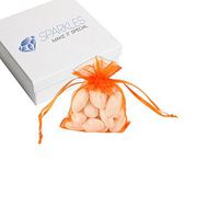 Sparkles Make It Special 100-pack 3"x4" Orange Organza Wedding Favor Bags - Party Decoration Gift Pouches - 22 Colors