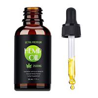 Hemp Oil for Pain, Anxiety & Stress Relief - Pure Hemp Extract - FDA Approved 100% Hemp Oils Supplements 1oz - Helps with Sleep, Skin & Hair 30ml (2500MG)