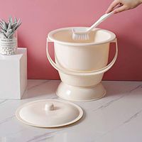 XYQRHUS PP Pots Bedpan, Plastics Urinal, Children Chamber Pot, Pregnant Women Potty, Female Urine Buckets Urinals, Adults With Lids Potty For Chamberpot Chamber Pot With Lid Chamber pot,Emergency Urin