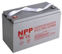 NPP NPG12-100Ah Rechargeable Gel Deep Cycle 12V 100 Ah Battery with Button Style Terminals