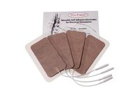 8 Premium Quality Large 2" x 4" Reusable Electrodes with Tan Cloth Backing by Pro-Patch® Great for Lower Back