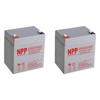 NPP 12V 21W SLA 12 Volt 5Ah Battery with F2 Style Terminals / （2pcs）
