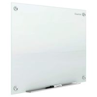 Quartet Glass Whiteboard, Magnetic Dry Erase White Board, 4' x 3', White Surface, Infinity (G4836W)