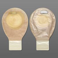 Pouchkins Ostomy Pouch One-Piece System 7 Inch Length Up to 2 Inch Stoma Drainable Flat, Trim to Fit, 3795 - Pack of 10