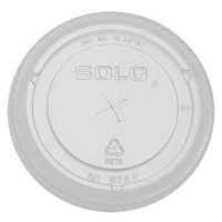 Strwslot Plas Cup Lid F/16-24Oz Cle 10/100