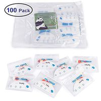 100Pack Pill Pouch Bags - (4" X 2.75") Longer and Wider Zipper Pills Bag can Put Cotton swabs and Band-aids Pill and Vitamin Storage