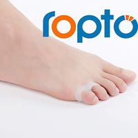 2 Pairs Toe Separator Small Toe valgus Overlapping Hallux valgus Toe pad Double Ring Small Thumb Bursitis Sheath Bunion Correctorfor Toe valgus Overlapping high Heel Shoes Splints Hammer Toe