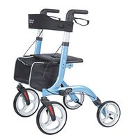 Lifestyle Mobility Aids DLX Venture Euro Style Rollators - Only 15 lbs (Blue)