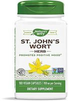 Nature's Way Premium Herbal St. John’s Wort Herb 700 mg per capsule, 180 Vegetarian Capsules, Pack of 2