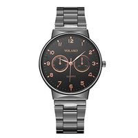 Men's Watches,Fxbar Charm Men Business Wristwatch Arabic Numerals Analog Wrist Watch Dress Watch(Black)