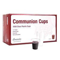 Concordia Supply Communion Cups - Premium Disposable - Box of 1000 - Fits Standard Holy Communion Trays 1-3/8-inch