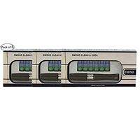 Super Cigarette Holder,Black & Silver (Pack of 3)