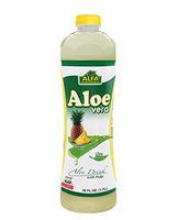 Alfa Vitamins Aloe Vera drink pineapple flavor -56oz bottle -6 Pack