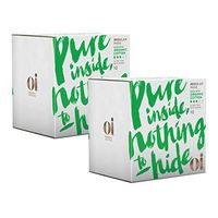 Oi Certified Organic Cotton Pads, 2 Boxes of 10 Regular Pads, Ultra-Thin and Winged, Individually-Wrapped
