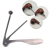 Hometu Lightweight Stainless Steel Smoking Pipe Cleaner Tobacco Pipe Reamer Tamper Pokers Cleaning Tool - Multifunction 3 in 1