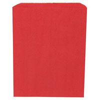 JAM PAPER Merchandise Bags - Medium - 8 1/2 x 11 - Red - Bulk 1000 Bags/Carton