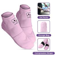 Cold Therapy Socks for Women - Perfect Soothers for Plantar Faciitis, Neuropathy, Chemotherapy, Arthritis, Postpartum Foot, Ankle & Heel Pain Relief - Includes Compression Strap and Storage Bag