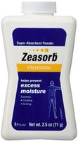 Special Pack of 6 Zeasorb Super Absorbent Powder 2.5 oz (70.9 g)