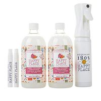 Beekman 1802 Happy Place Rose Fabric Freshener Concentrate Kit with On The Go Sprayers