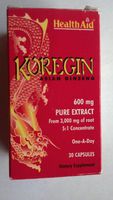 Health Aid Koregin Asian Ginseng 600 Mg 30 Capsules