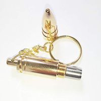Mr.BoFly Stainless Steel Cigar Punch Bullet Cigar Punch Golden