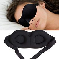 Eye Mask for Sleeping,3D Contoured Sleep Mask & Blindfold for Men and Women,Soft Sleeping Mask for Dry Eyes, Pressure-Free Eye Shades Eye Covers for Travel, Block Out and Lightweight