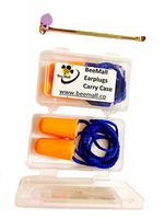 BeeMall Earplugs Soft Foam Corded 32db Noise Reduction with Steel Earpick