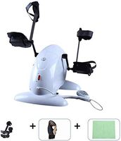 Pedal Exerciser, Electric Stepper for Machine Stroke Hemiplegia Training Equipment Upper and Lower Limb Training Rehabilitation Physiotherapy, White (Color : B)