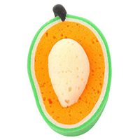 Fruit Shape Dish Washing Sponge Cleaning Cloth Gadget Scouring for Pot Pan Dish Bowl Fruit Vegetable (Hami Melon)