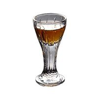 6 Pieces Creative Mini Goblet Spirits White Wine Glass European-Style Thick-Bottom Cup #11