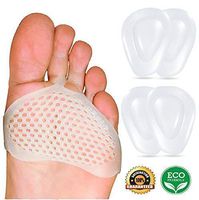 Metatarsal Pads for Women & Men with Ball Foot Cushion (2019 Upgraded) - Premium Rapid Pain Relief Gel Foot Pad Shoe Inserts - Bonus 2 Pairs of Ball of Foot Cushions - Bella Signora Original Insoles