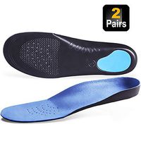 Arch Support Shoe Insert Flat Feet Insoles for Plantar Fasciitis Orthopedic Foot Relieving Foot Pain Shock Absorber … (L-(8-9.5))