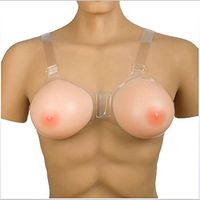 AKAKKSKY Silicone Prosthesis Breast Boobs Enhancer Skin Color 100% Non-Allergic Medical Silicone Material for Mastectomy Patient Super Realistic,7XL(2400g/pair) Gcup