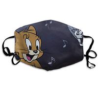 SSUJ7 Tom and Jerry Men Women Adjustable Earloop Mouth Guard Anti-Dust Washable Reusable Mouth Guard for Kids Teens Adults Anti Pollution,Anti-smog